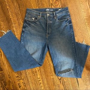 Old Navy sky high straight size 10